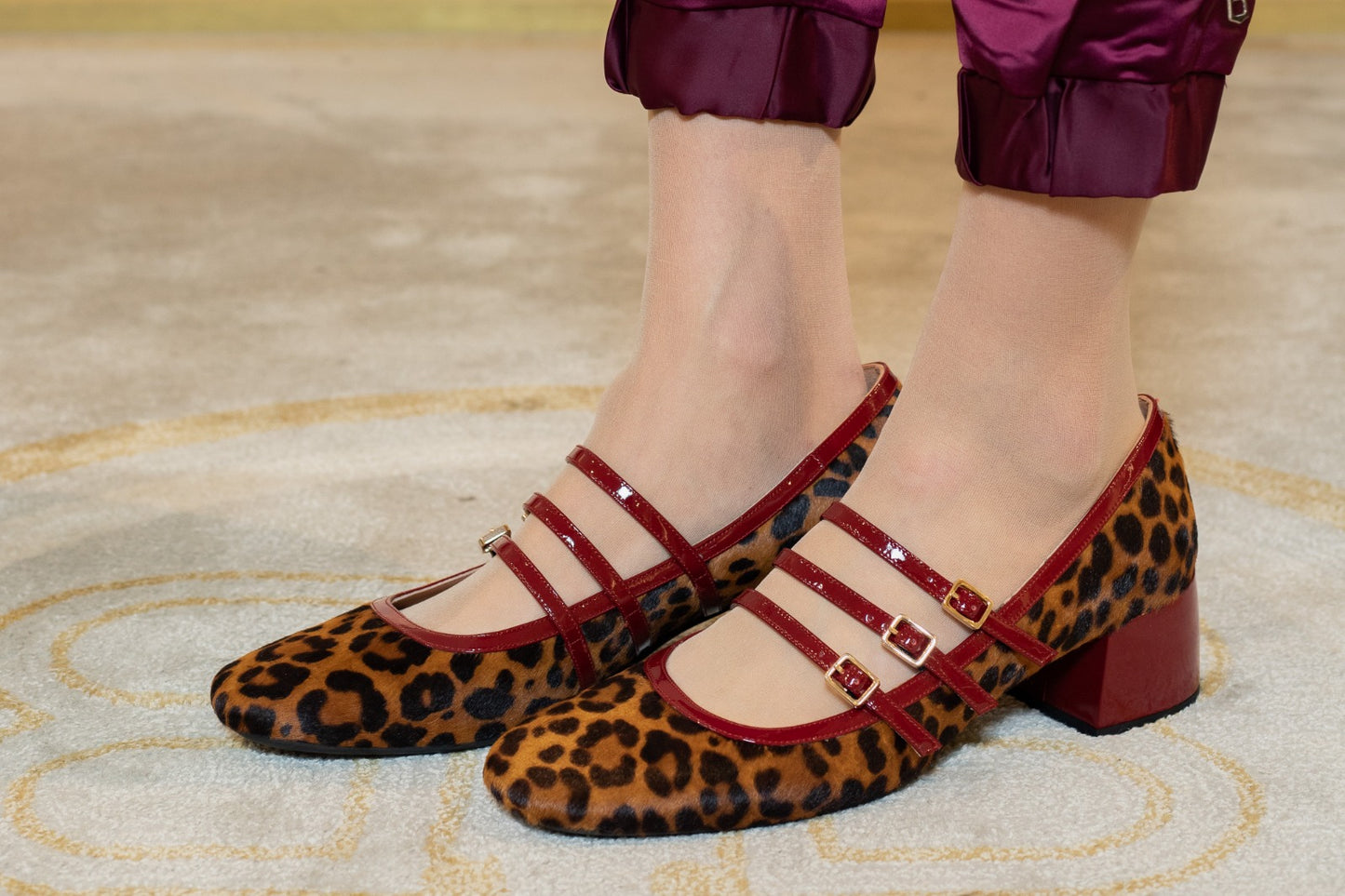 LEOPARD VERNICE RUBINO