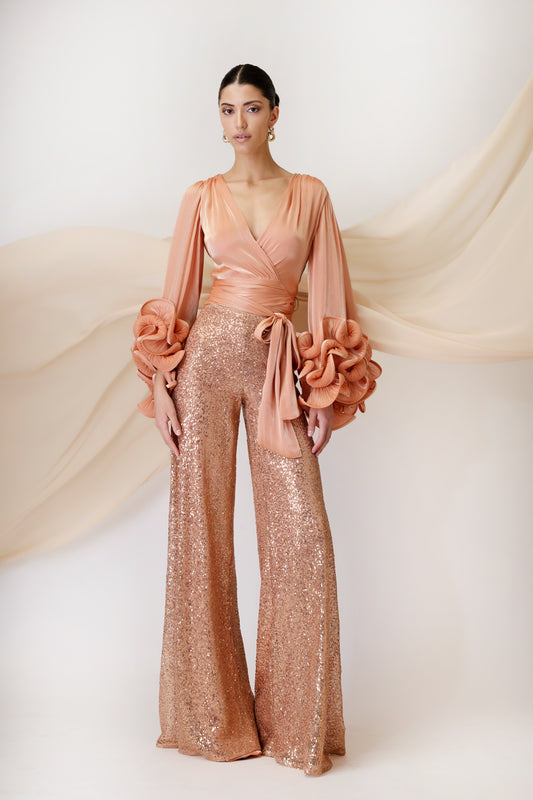 SHIRT PANTS PEACH