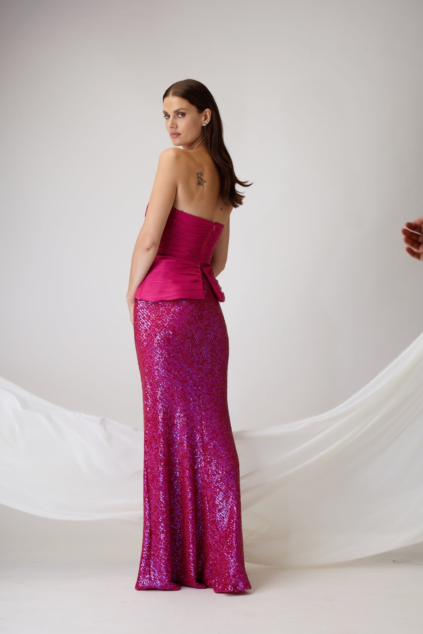 LONG DRESS FUXIA