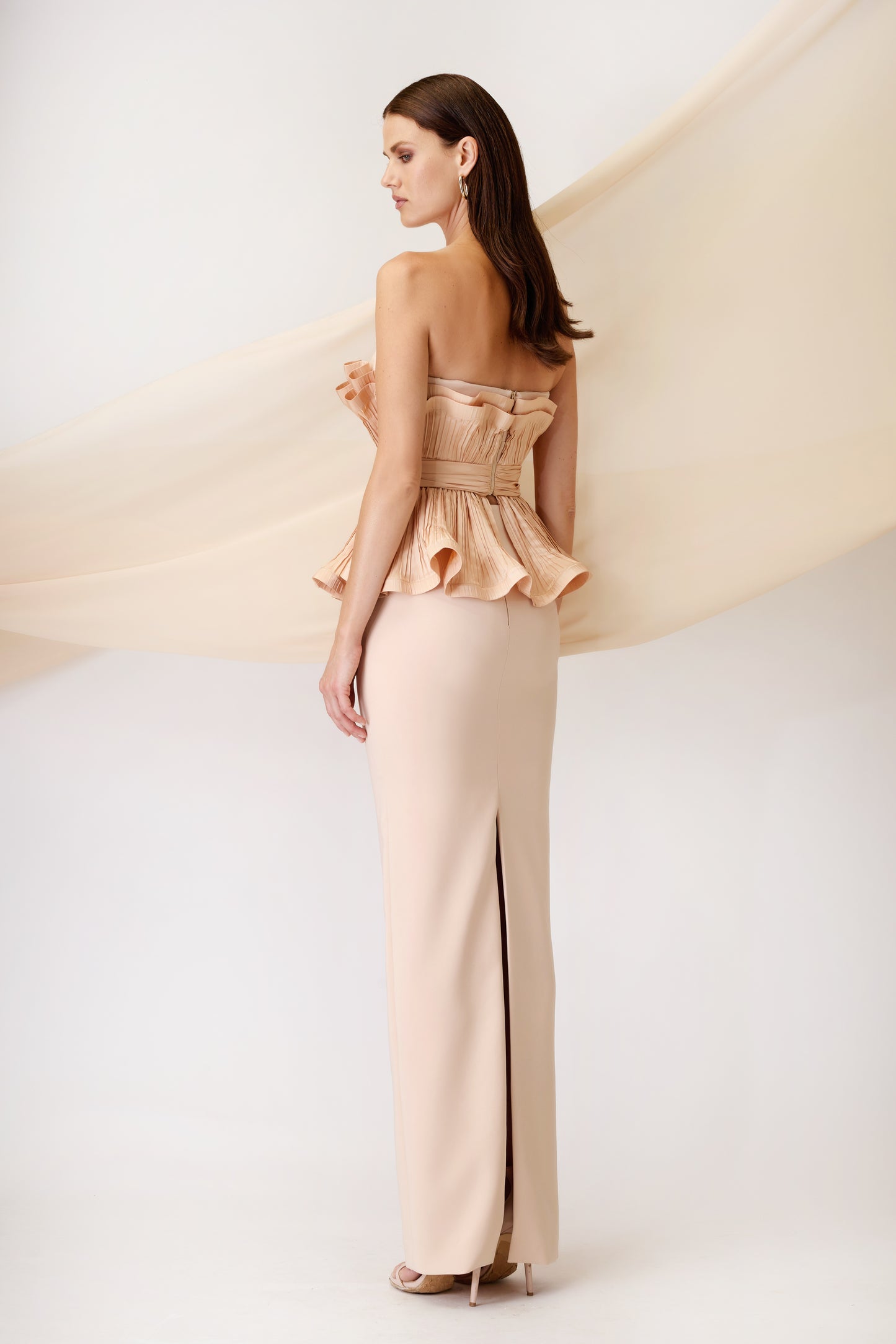 TOP SKIRT BEIGE