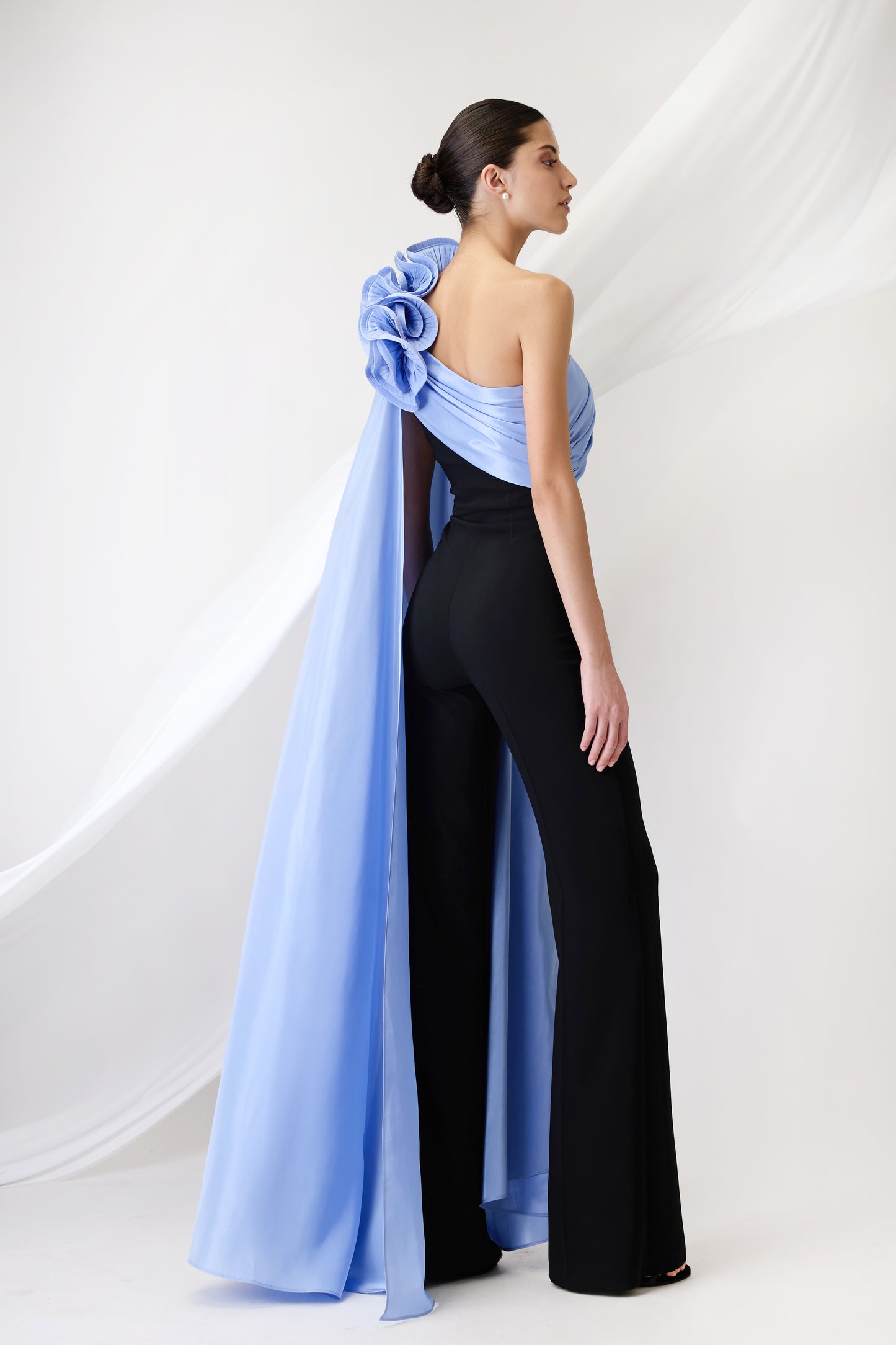 JUMPSUIT BLACK LT BLUE