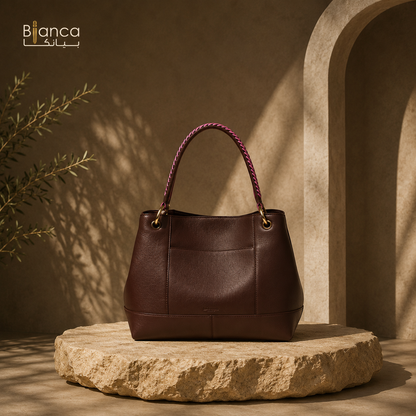LARGE TOTE CHESNUT - BAS24S142
