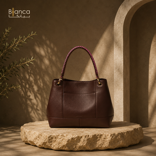 LARGE TOTE CHESNUT - BAS24S142