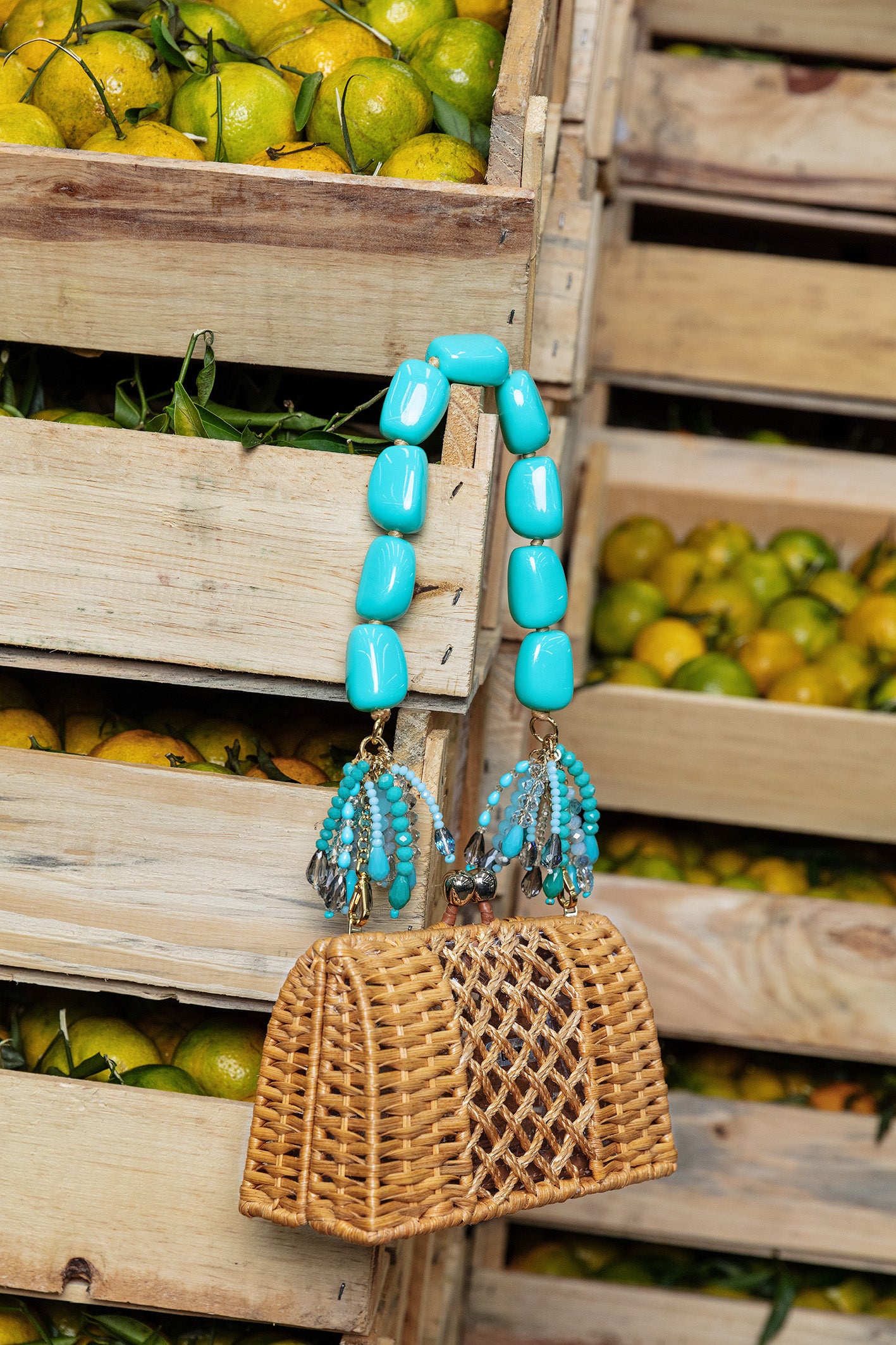 BAG IN WICKER